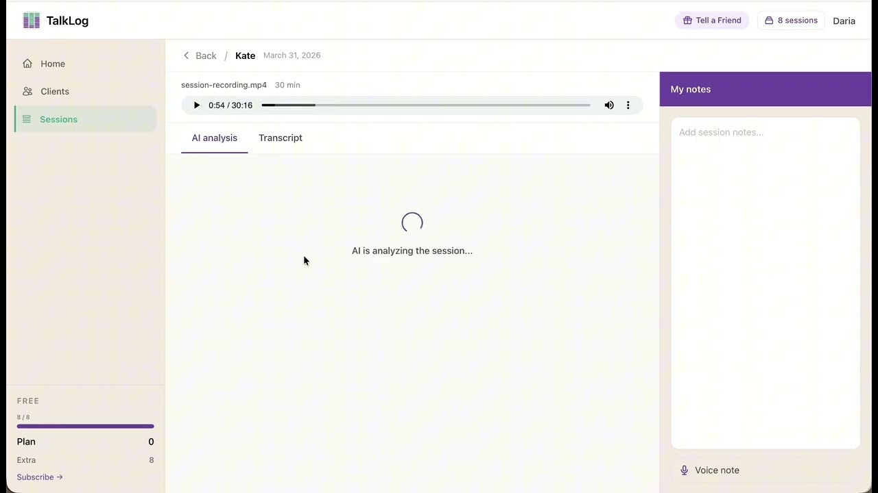 TalkLog gallery image