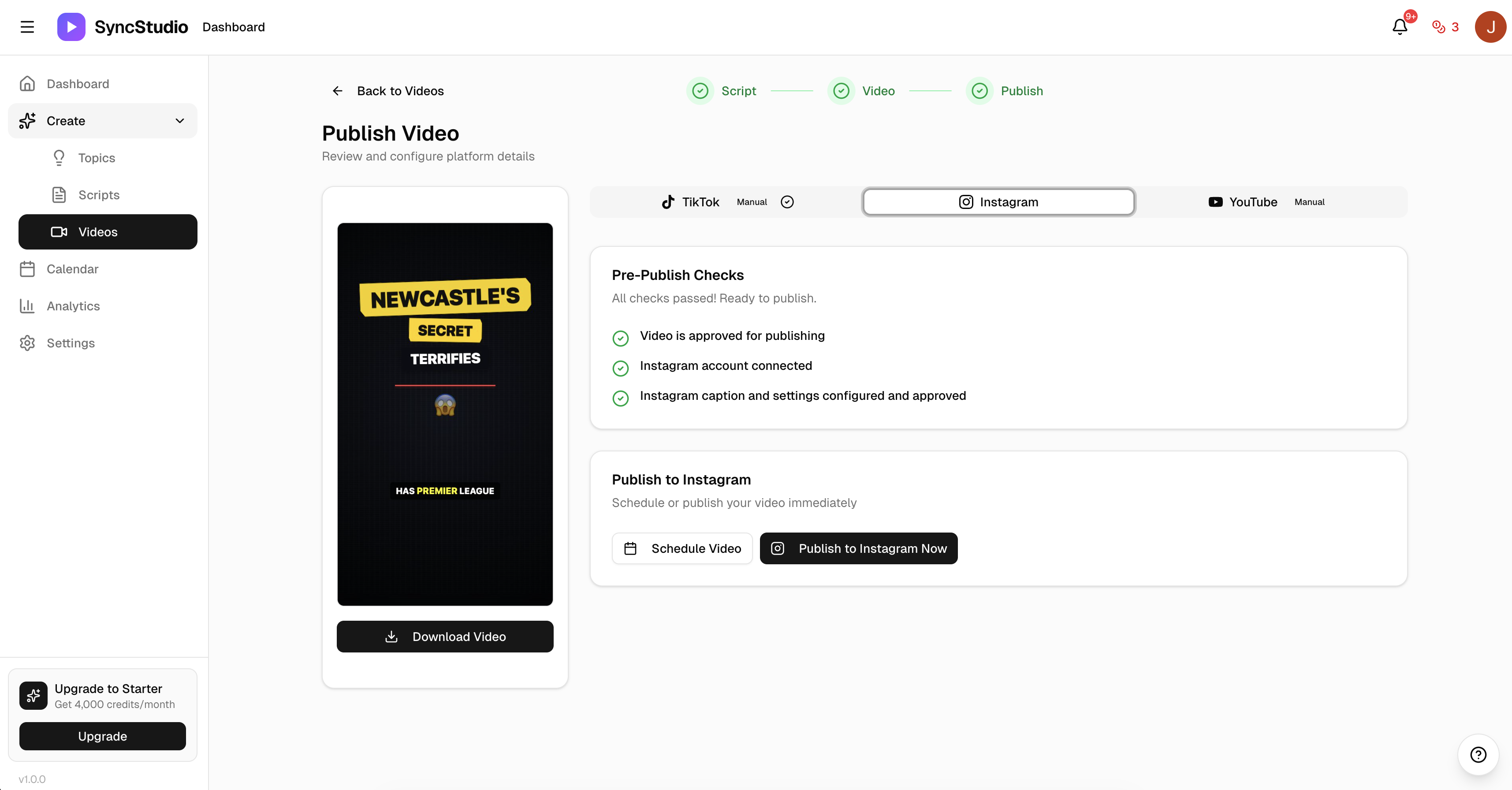 SyncStudio: Faceless Videos, Zero Effort gallery image
