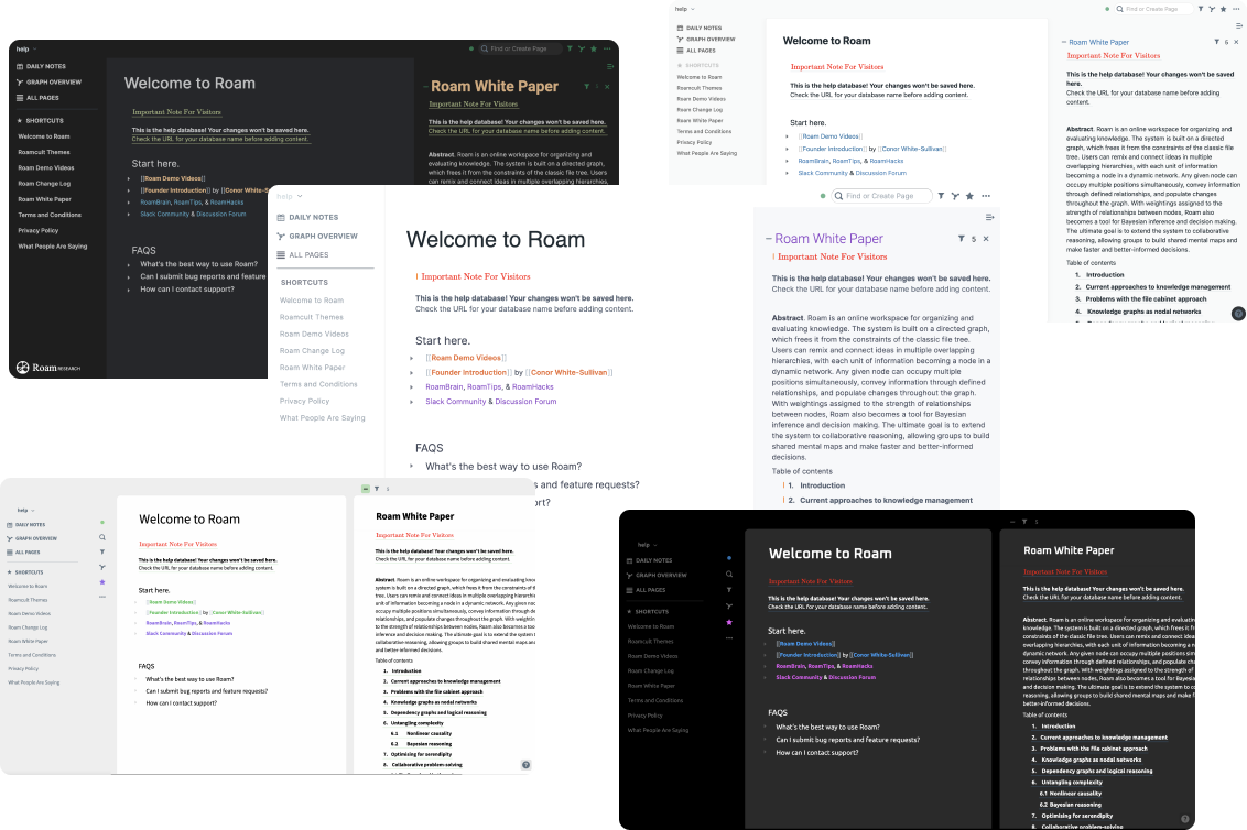 RoamThemes gallery image
