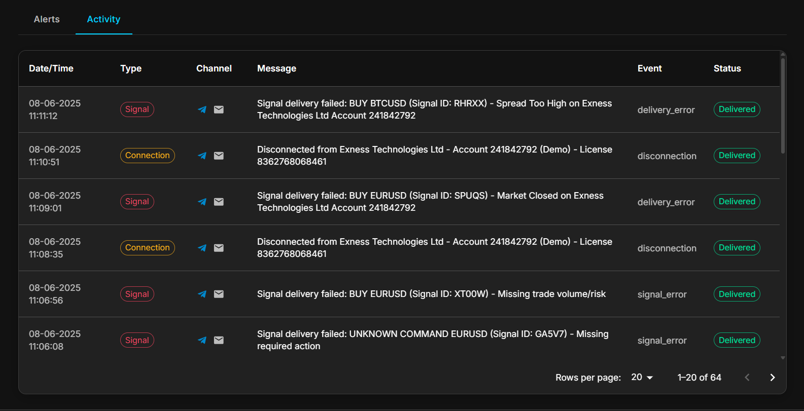 TradeSgnl — Automate TradingView to MT5 - Screenshot 5 preview