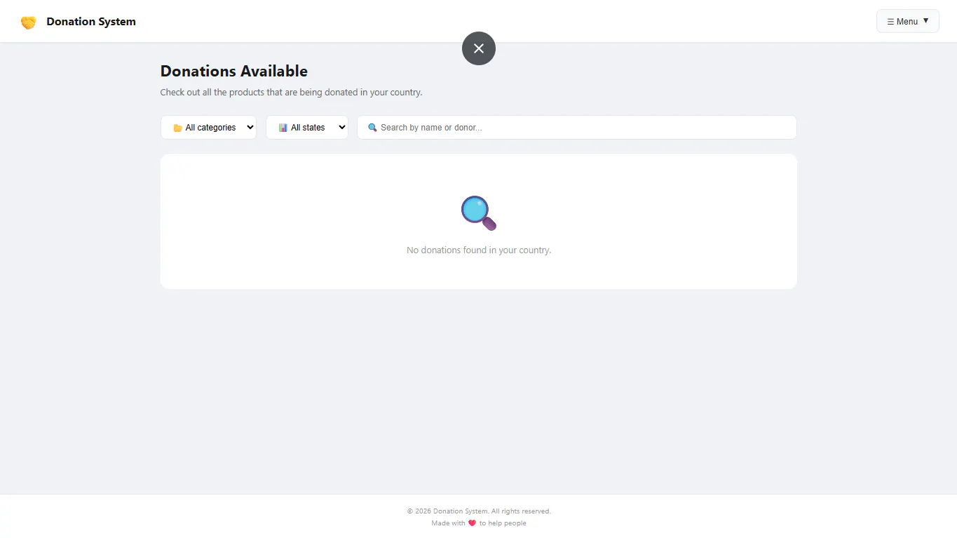 Donation System gallery image