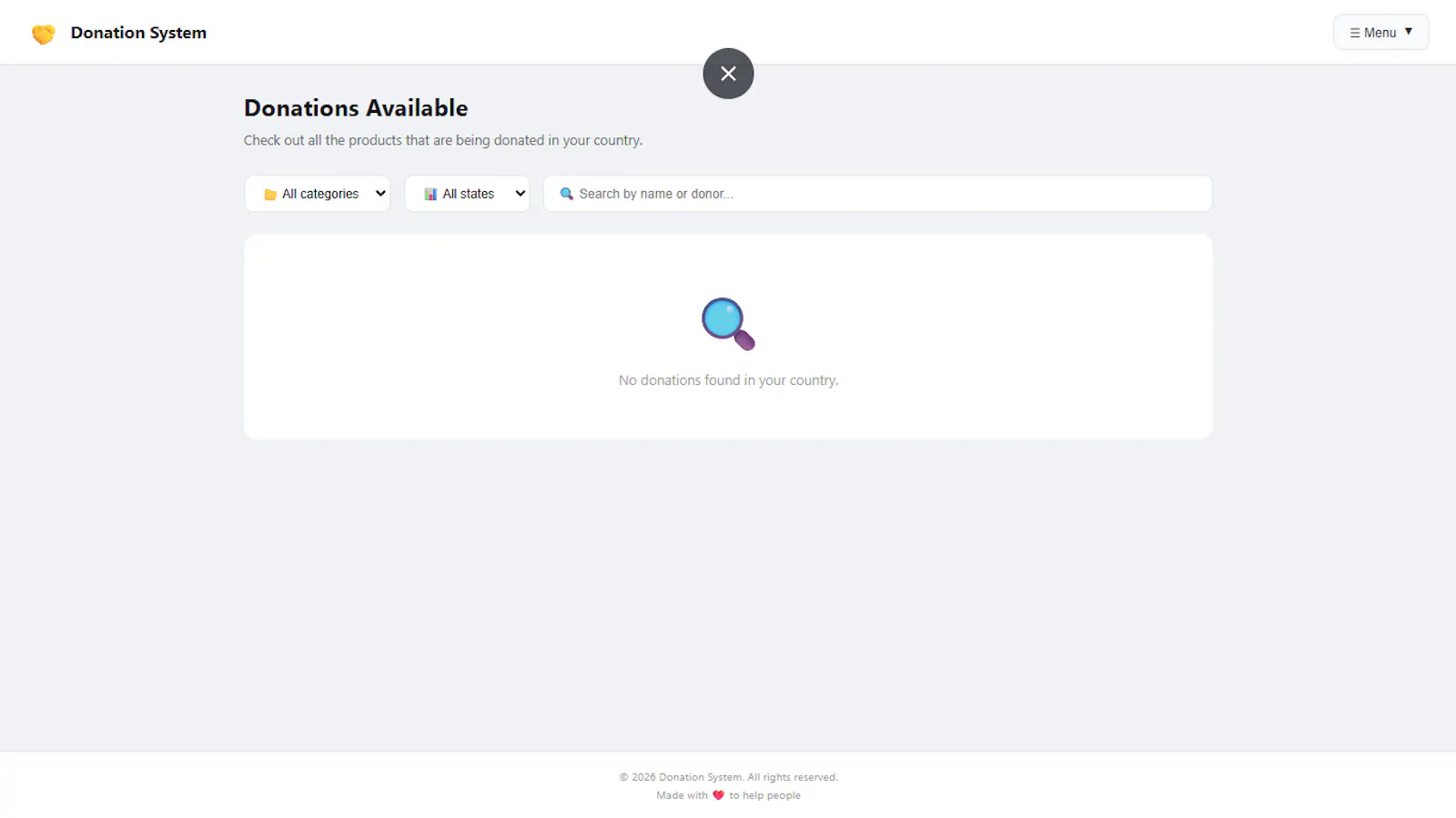Donation System screenshot 4