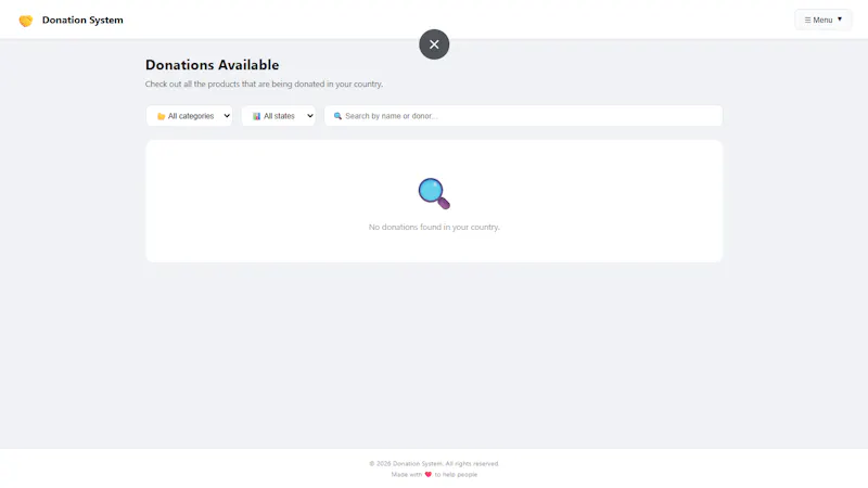 Donation System screenshot 4