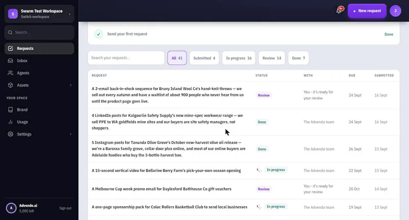 Advendo screenshot 3