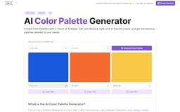 AI Color Palette Generator media 1