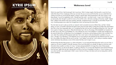 Kyrie Ipsum gallery image