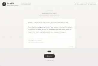 Shredd It — Write It Down, Let It Go gallery image
