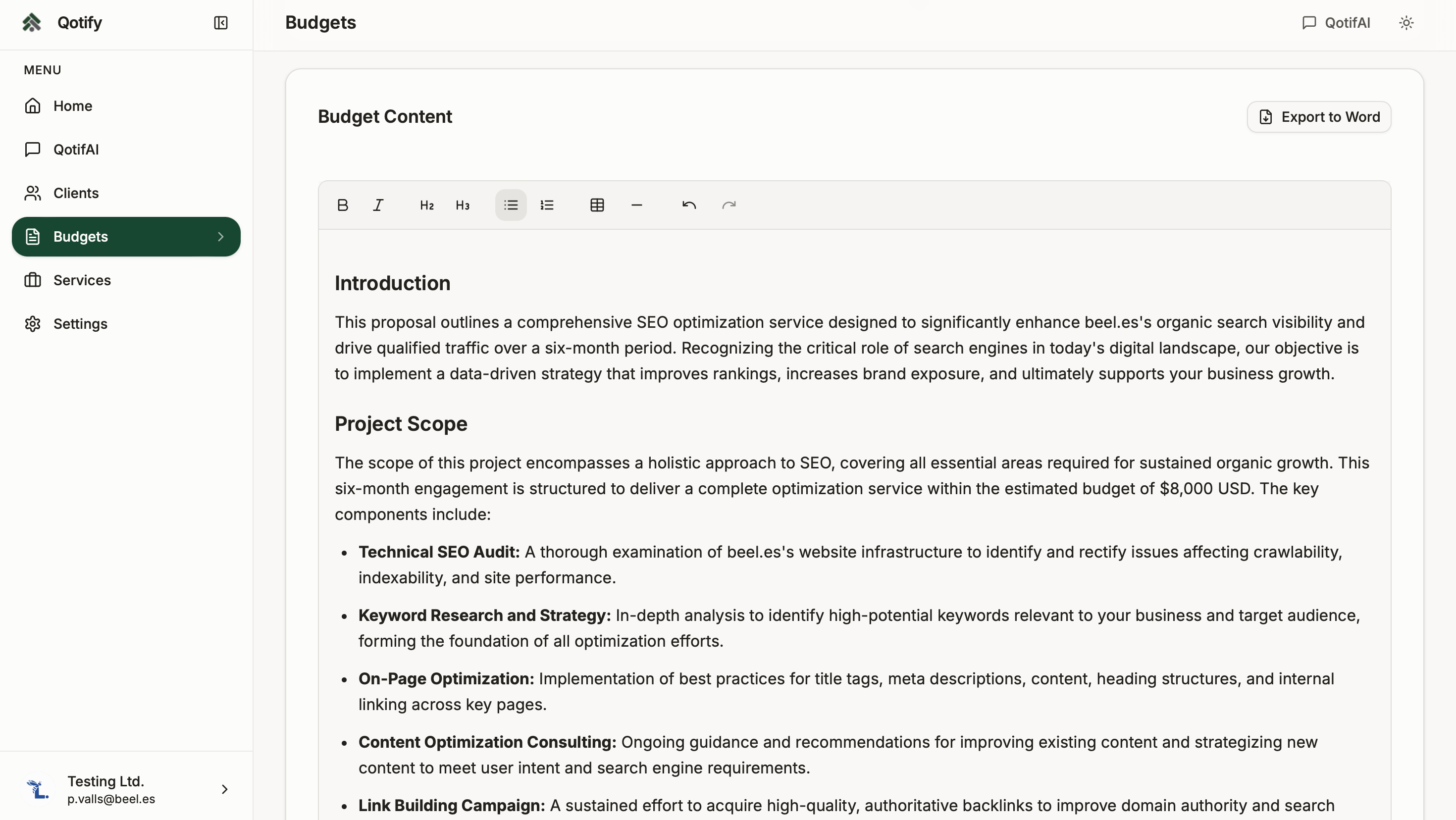 Qotify gallery image