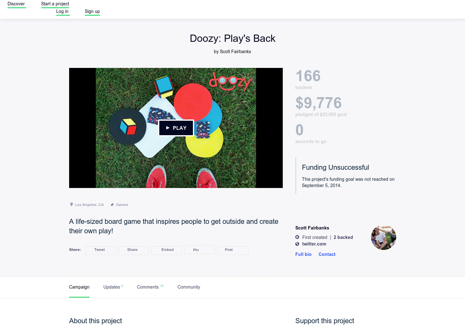 Doozy: Play's Back