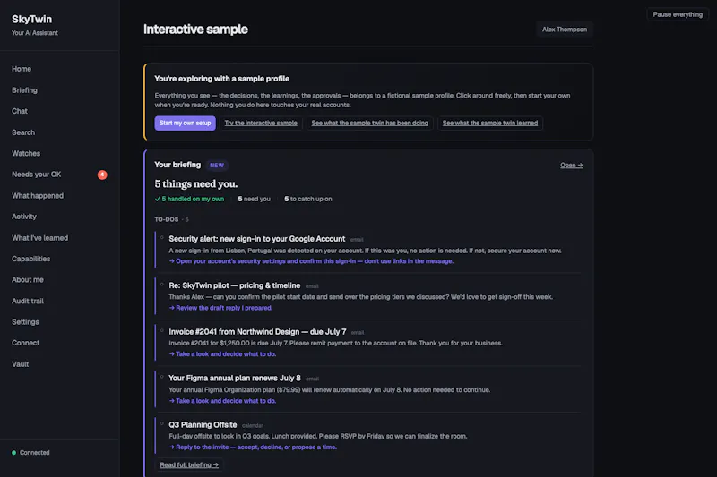 SkyTwin  screenshot 4