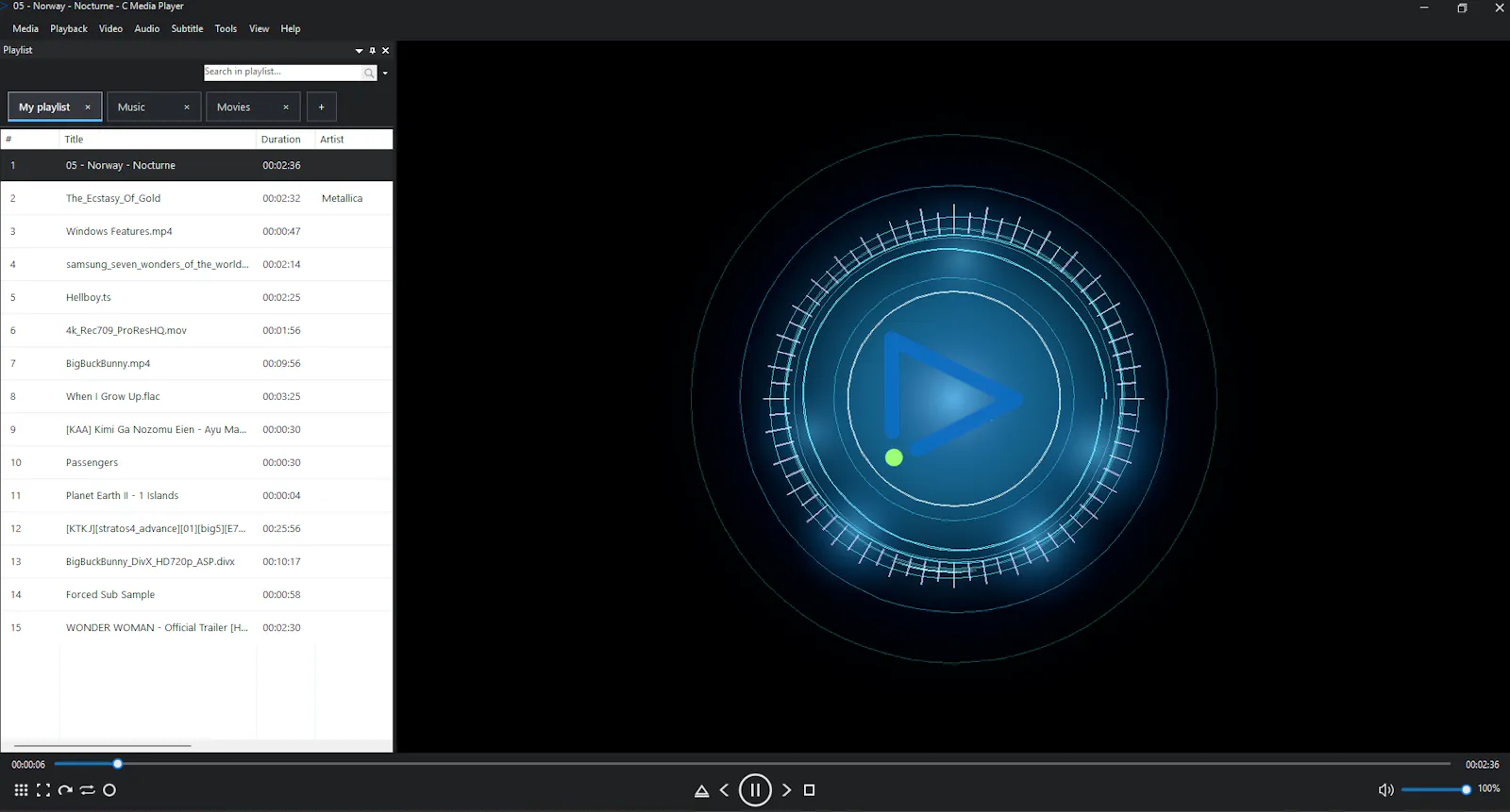C Media Player screenshot 13