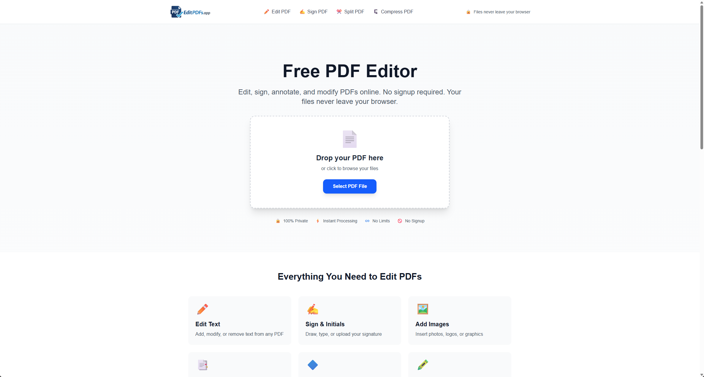 EditPDFs.app gallery image