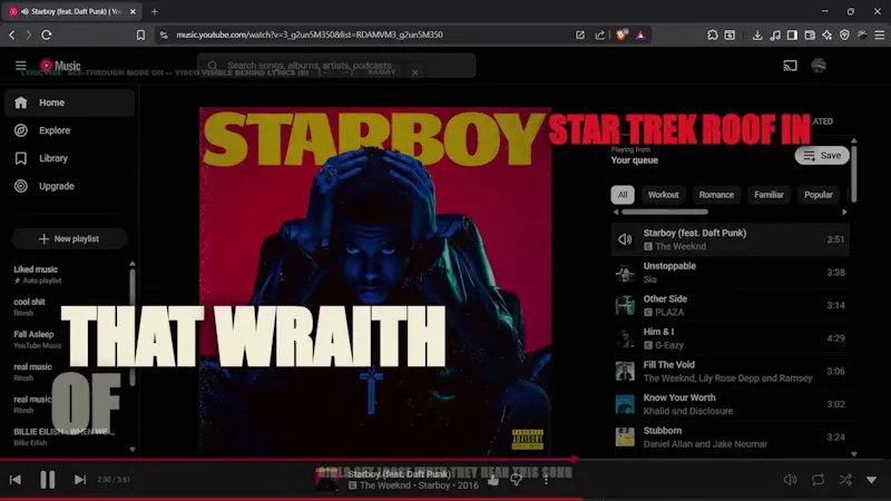 LyricVibe screenshot 1 (video preview)