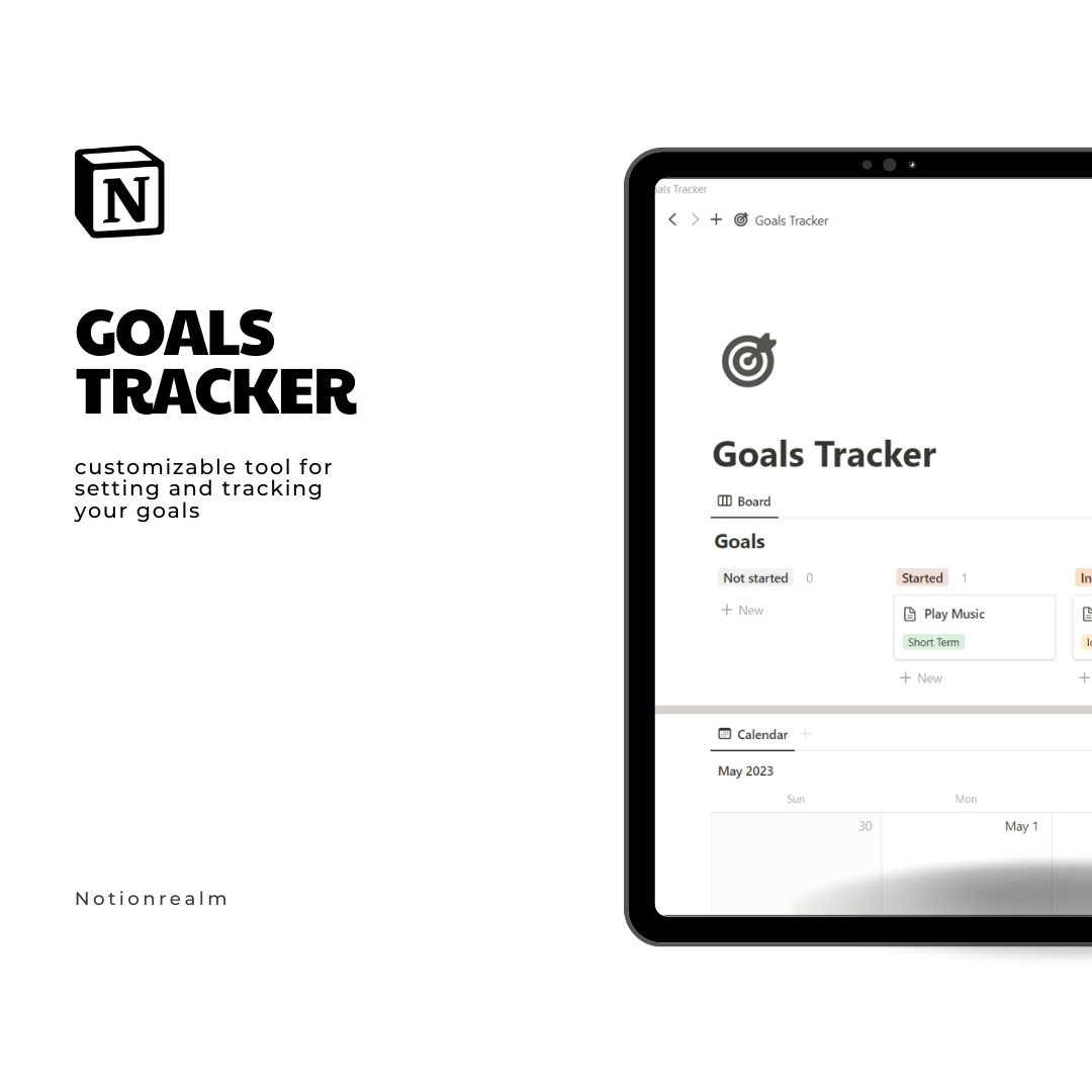 Notion Goals Tracker Product Information, Latest Updates, and Reviews