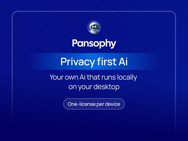 Pansophy - Private Personal AI - Screenshot 2 showing product features and functionality