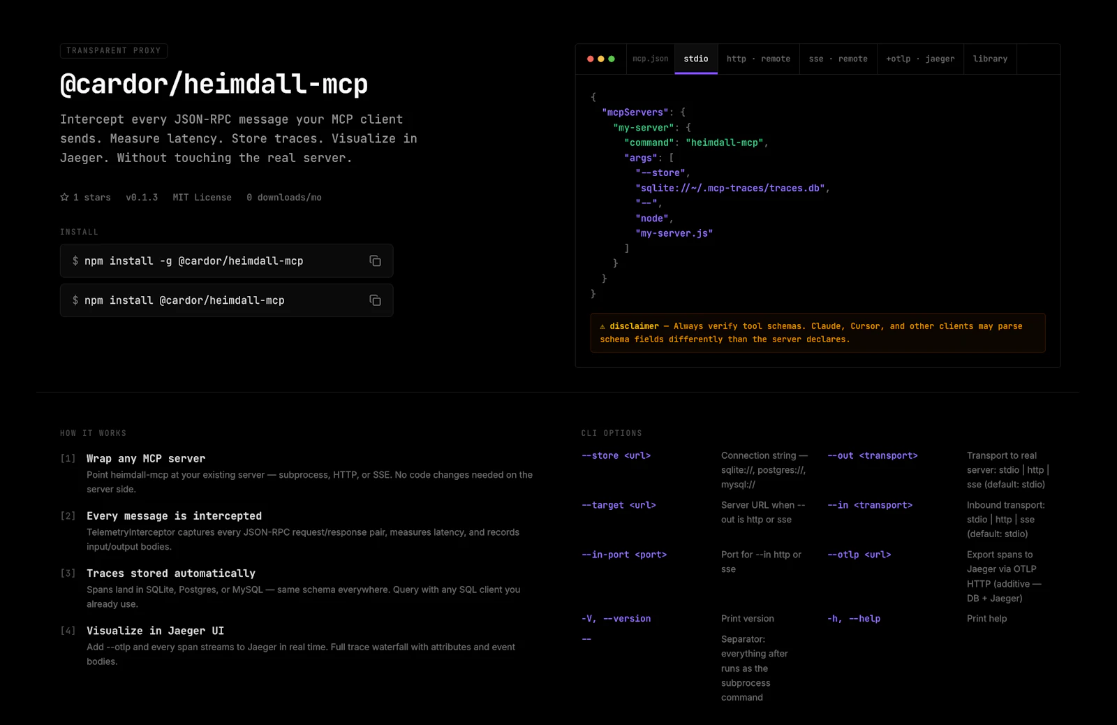 Heimdall MCP screenshot 1