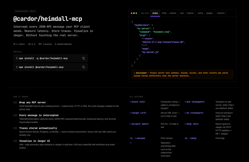 Heimdall MCP screenshot 1