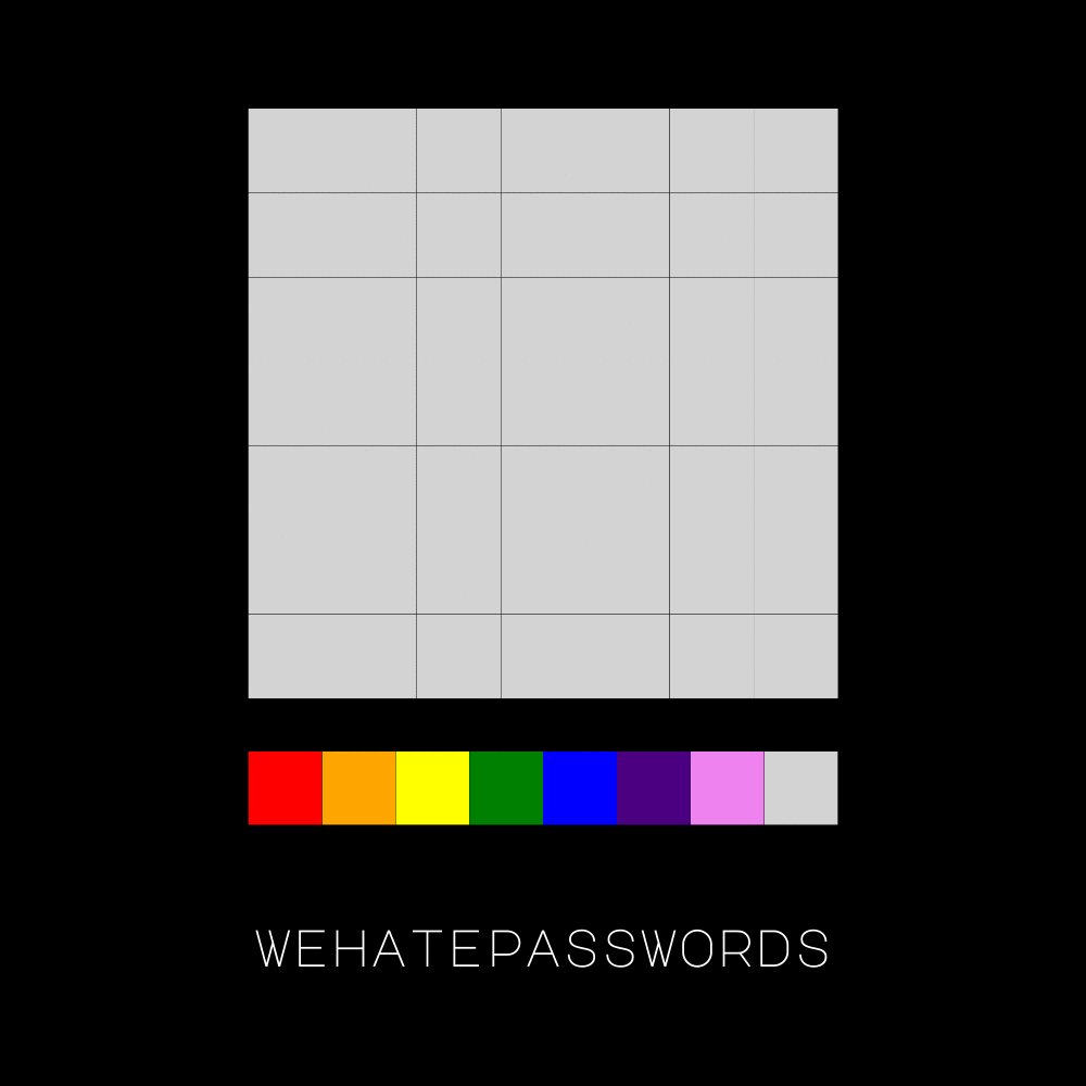 WeHatePasswords 2.0