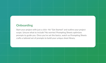 Prompting Sheets™ gallery image
