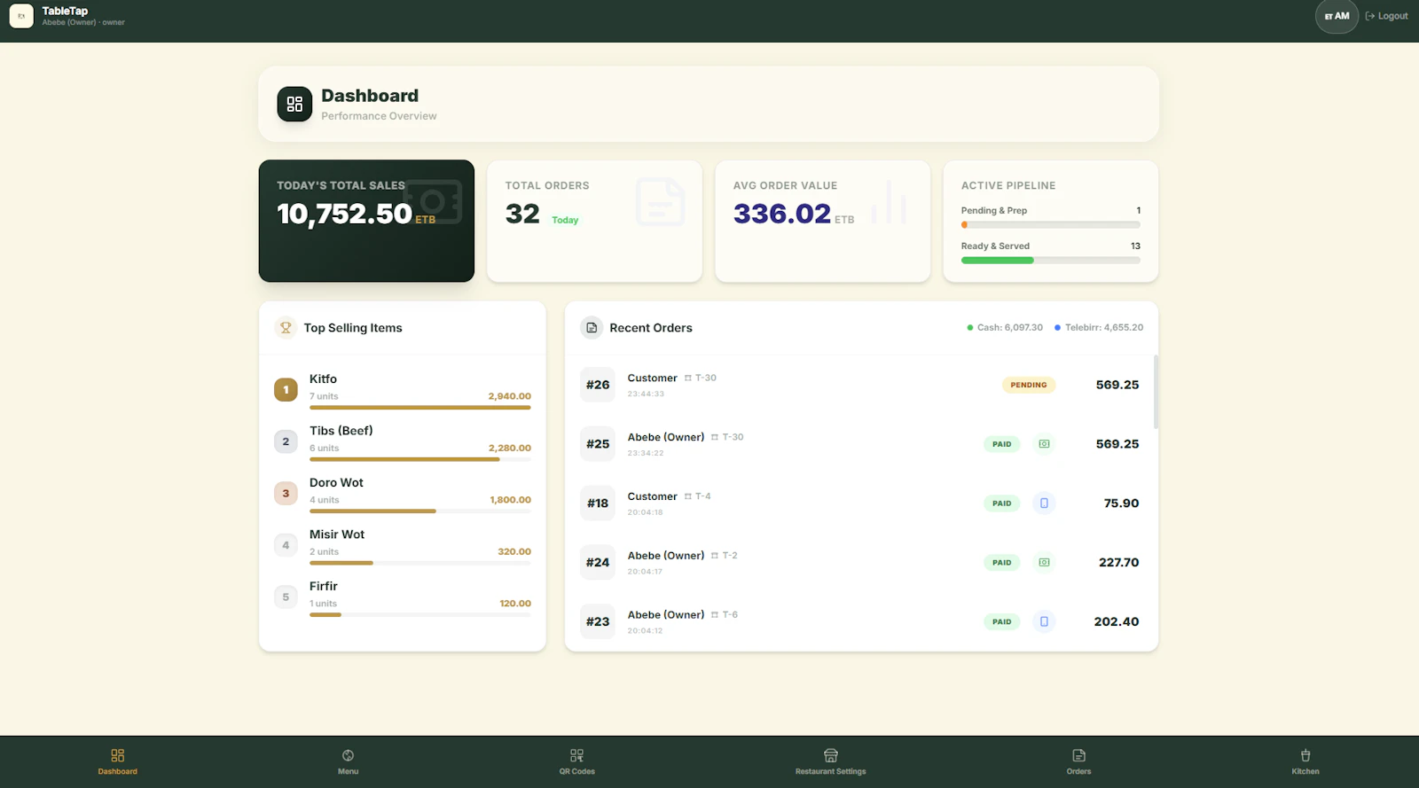 TableTap screenshot 2