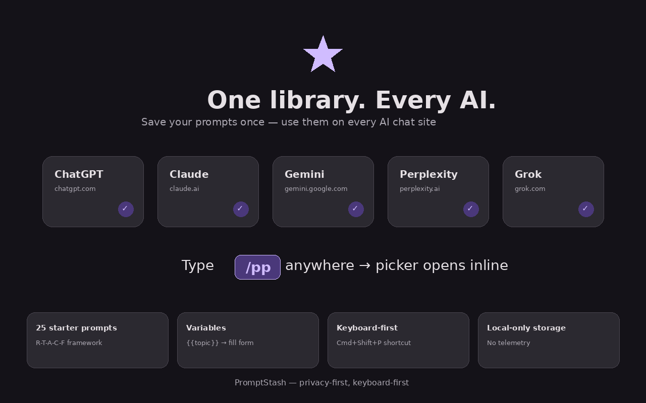 PromptStash gallery image