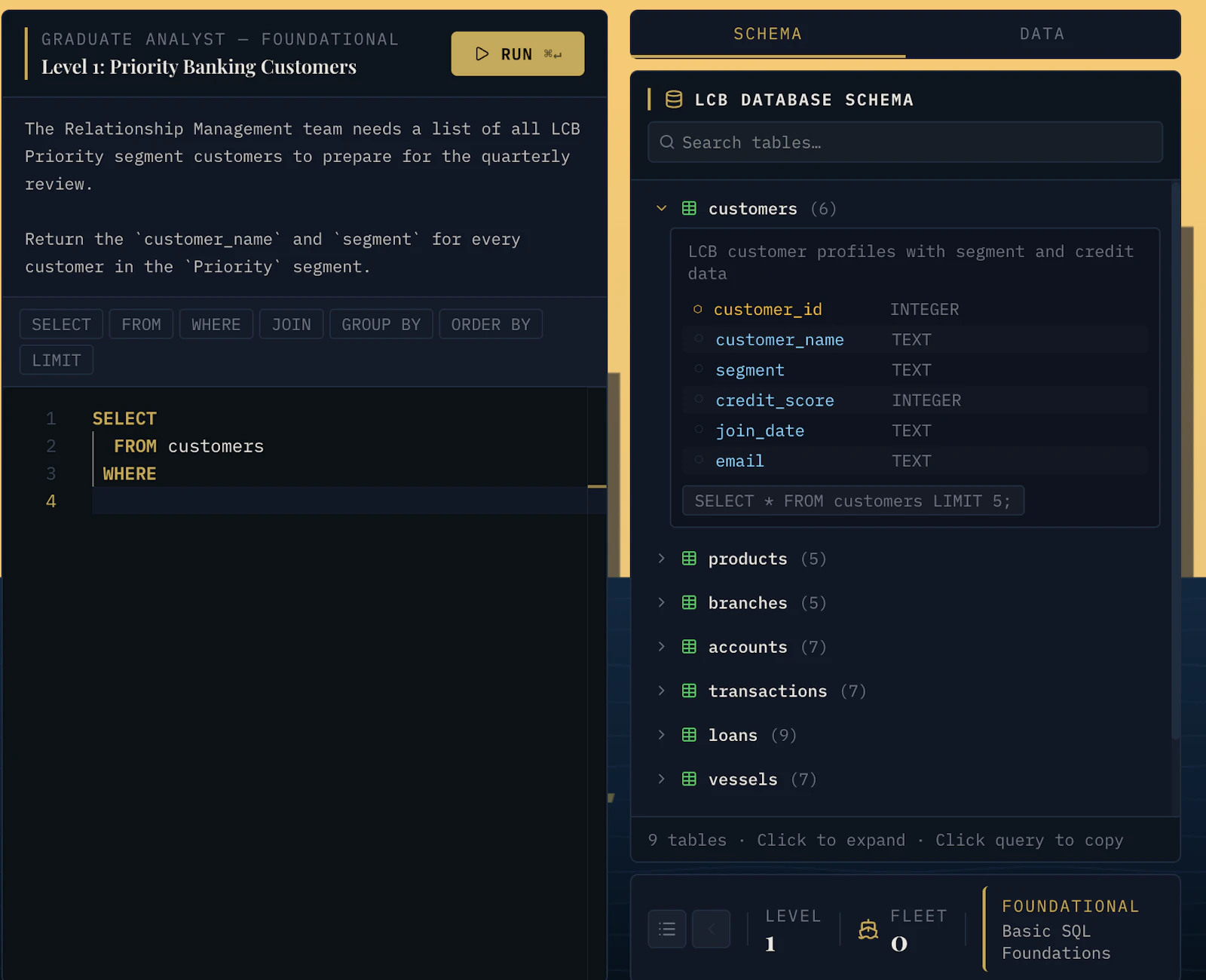 SQLwak screenshot 1