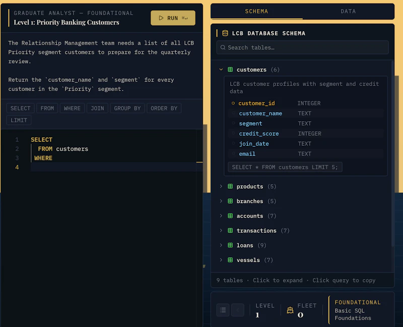 SQLwak screenshot 1