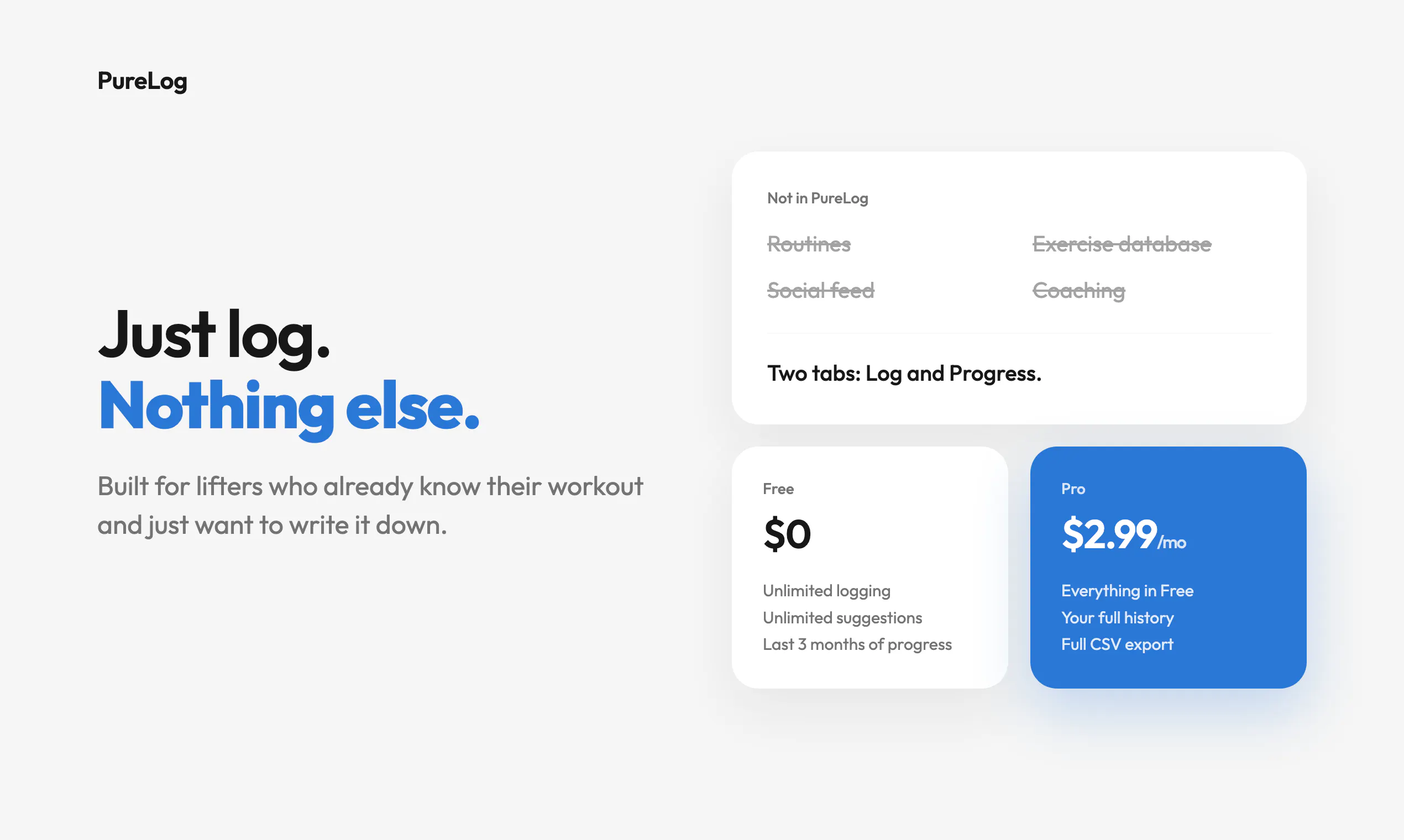 PureLog gallery image