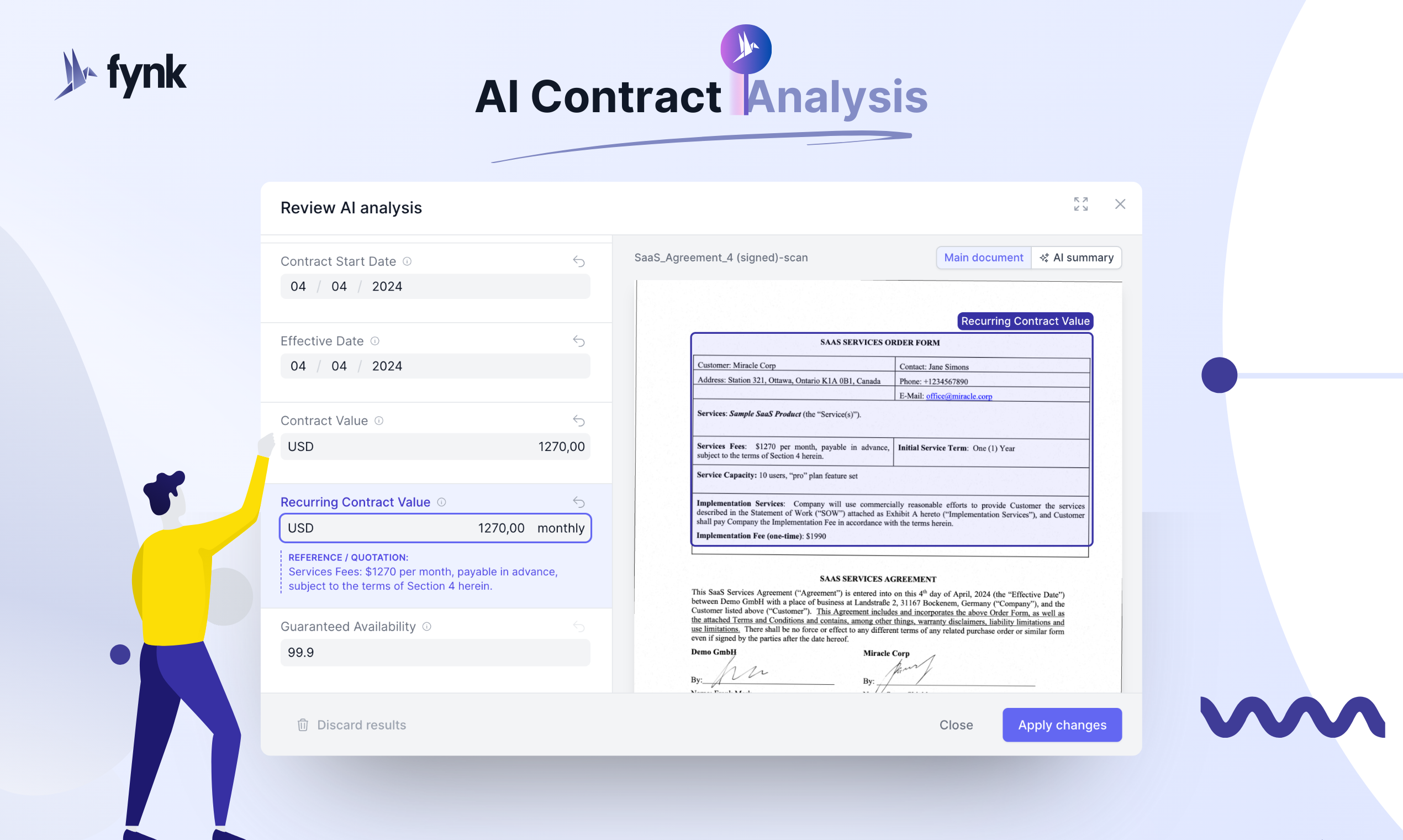 fynk - AI contract management