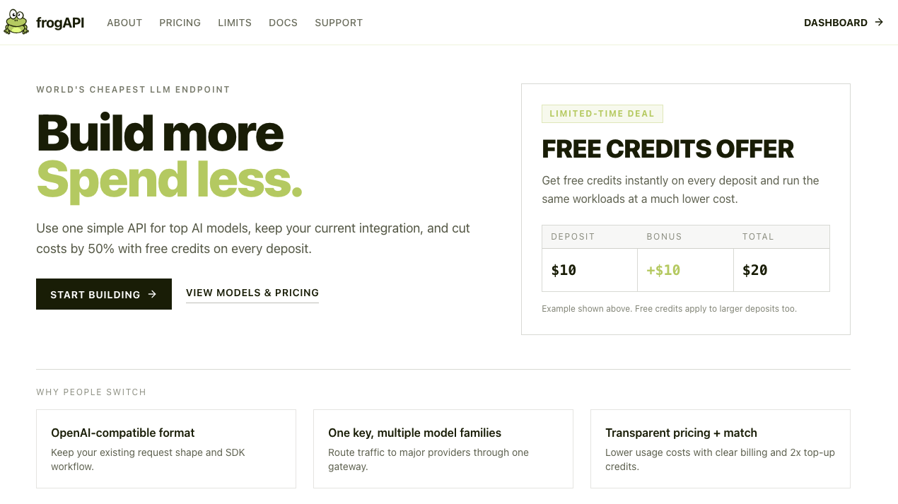 frogAPI gallery image