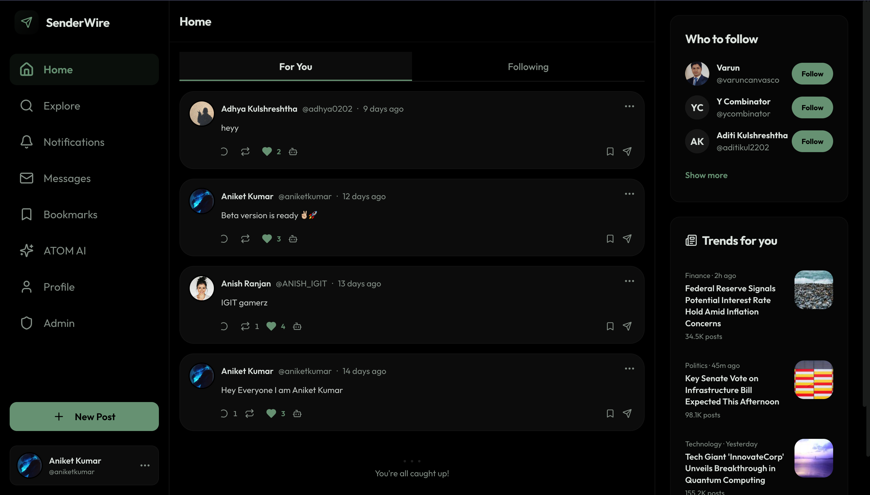 SenderWire - Screenshot 4 showing product features and functionality