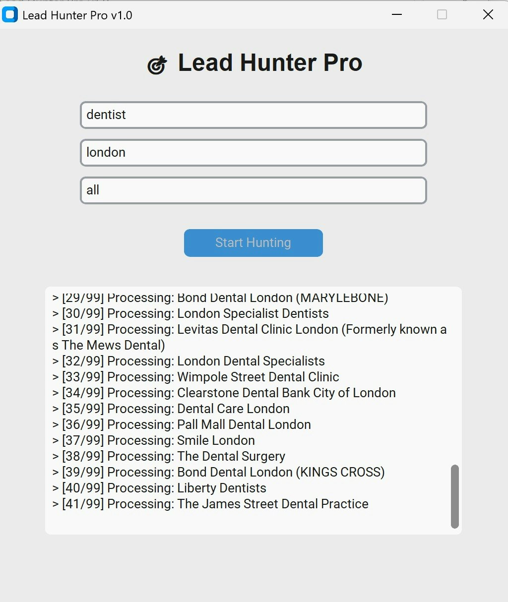 Lead hunter pro gallery image