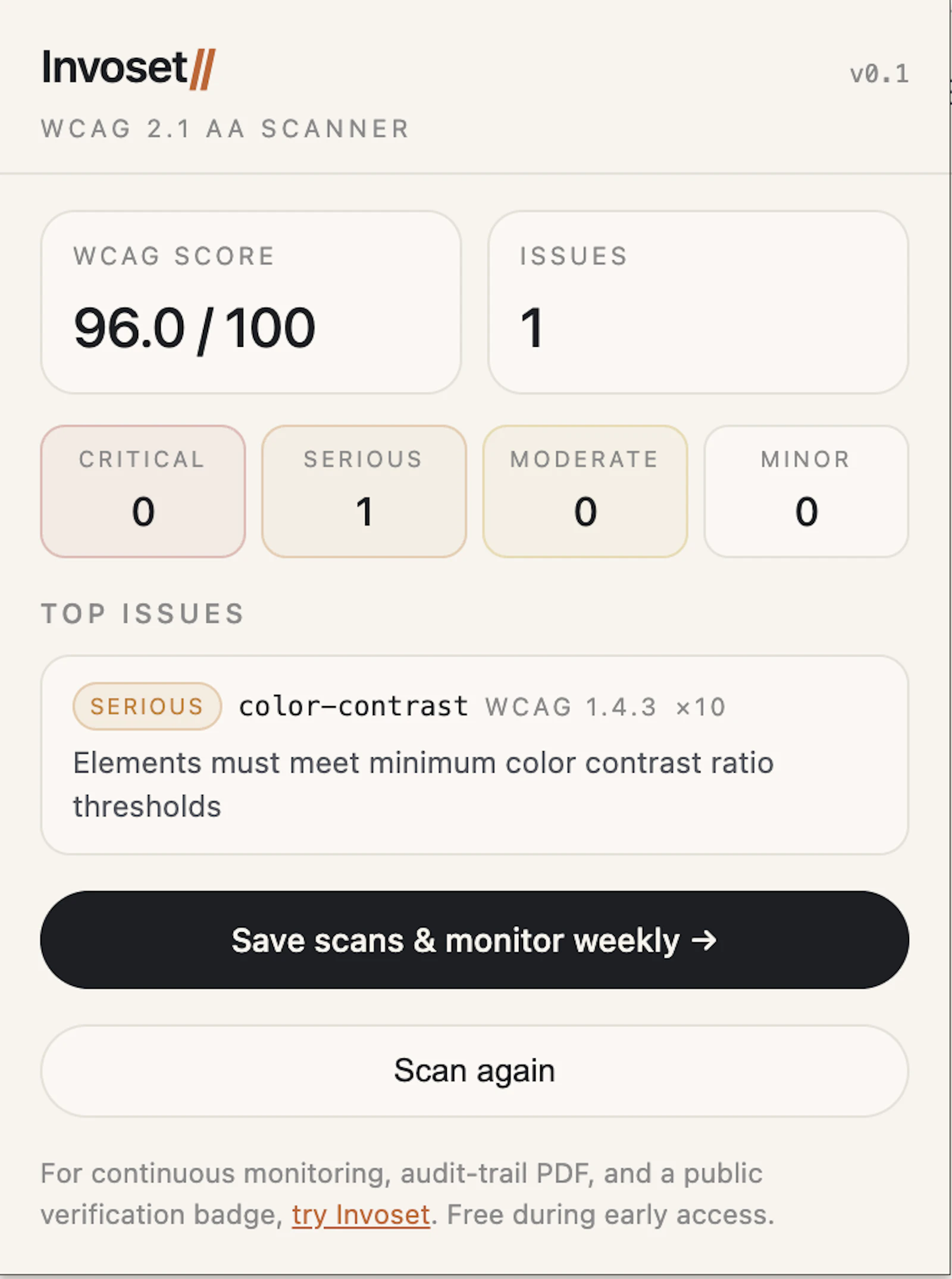 Invoset screenshot 4