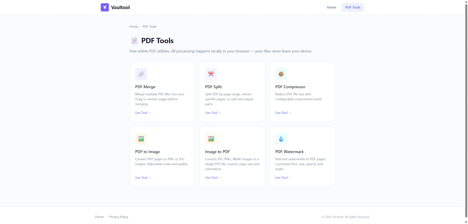 Vaultool screenshot 2