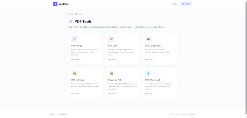 Vaultool screenshot 2