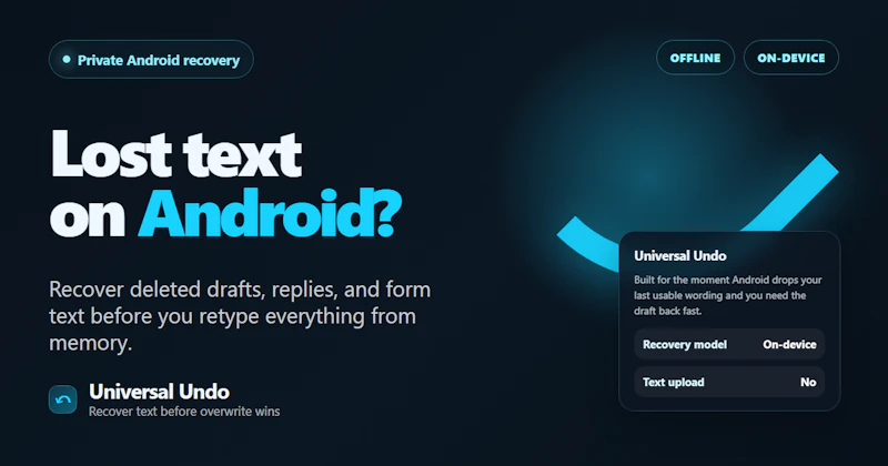 Universal Undo screenshot 2
