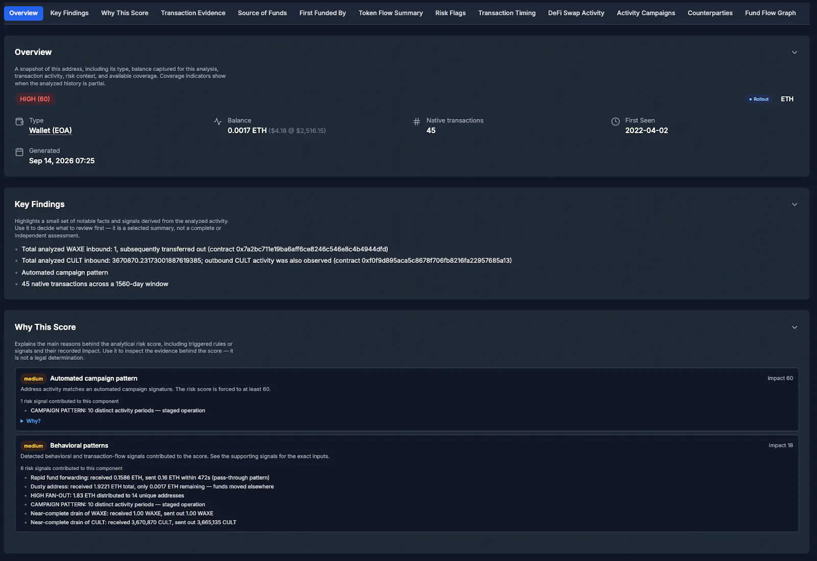 OnChainRisk screenshot 3