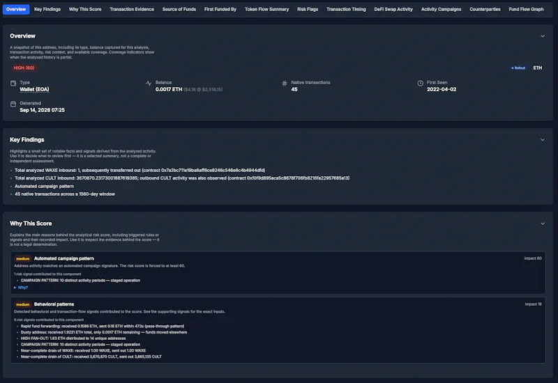 OnChainRisk screenshot 3