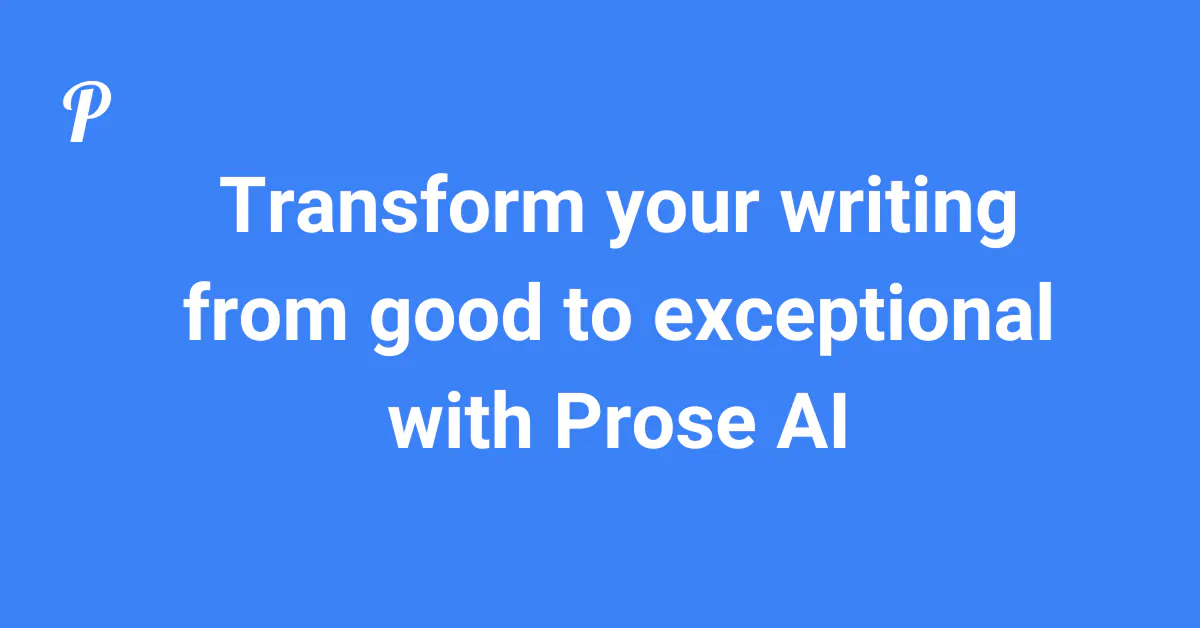 Prose AI
