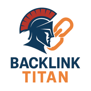 Backlink Titan - Product Hunt launch logo and brand identity