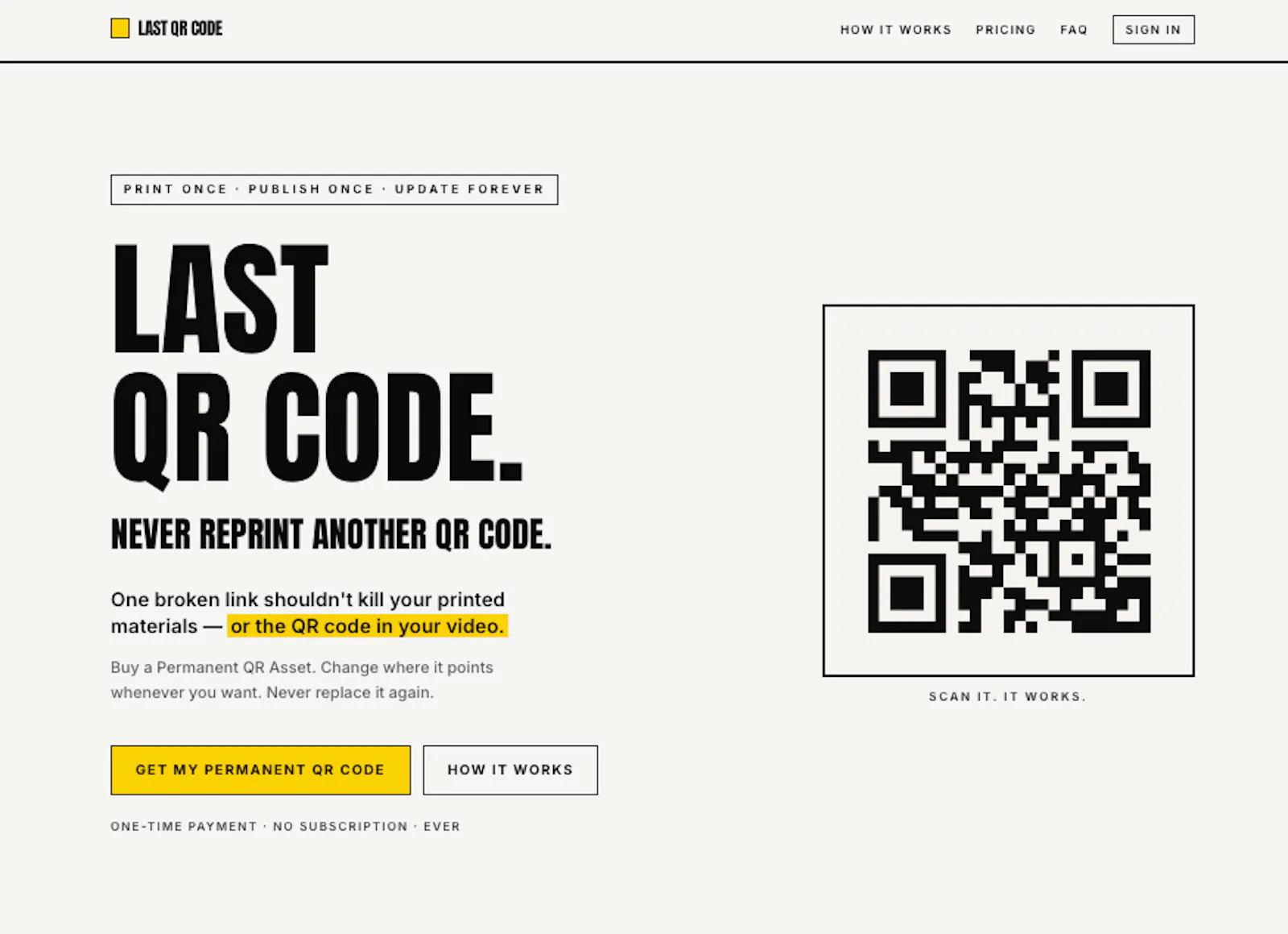Last QR Code (You'll ever need.) screenshot 1