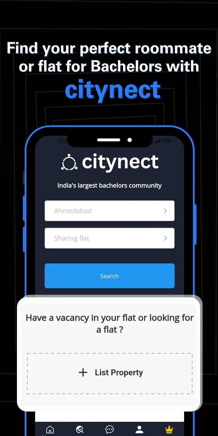 CityNect - сосед по комнате и Flatshare медиа 1