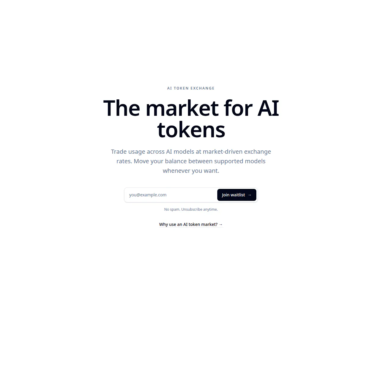 Trade your AI Tokens gallery image