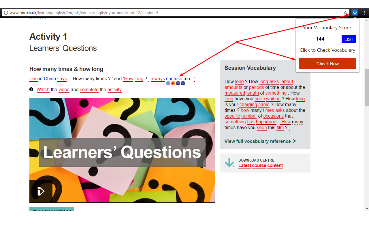 Vocabulary builder | VoPhaSe gallery image