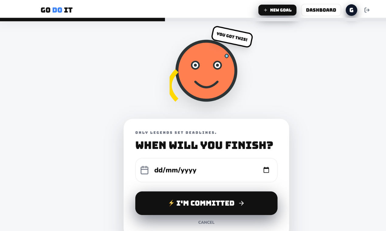 Jeetlo — Commit to your goals. gallery image
