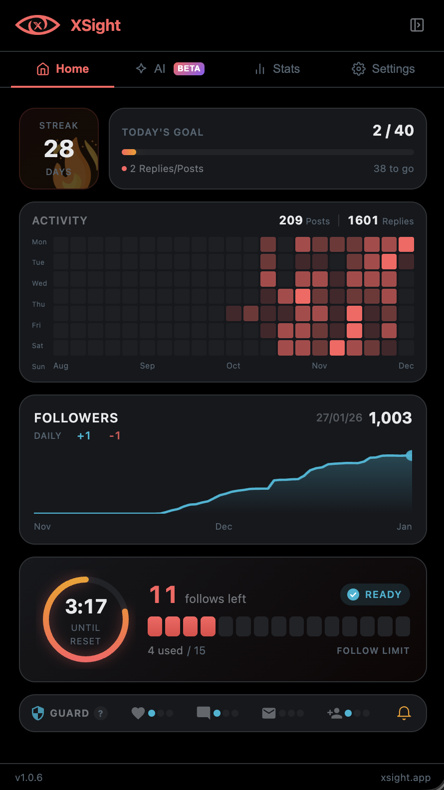XSight - AI Tool & more for X/Twitter - Screenshot 2 showing product features and functionality
