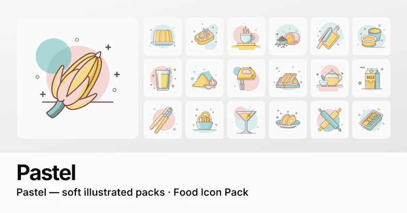 Food Icons - free & premium packs screenshot 5