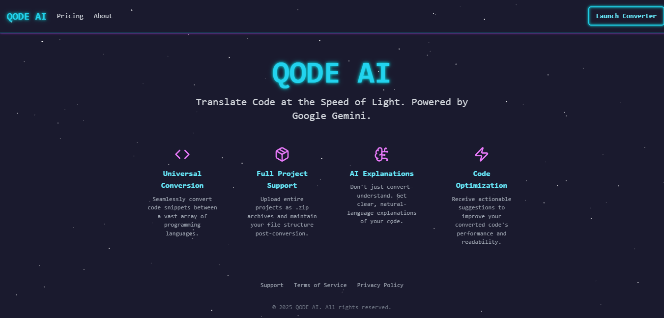 Média Qodeai - Convertisseur de code universel 3