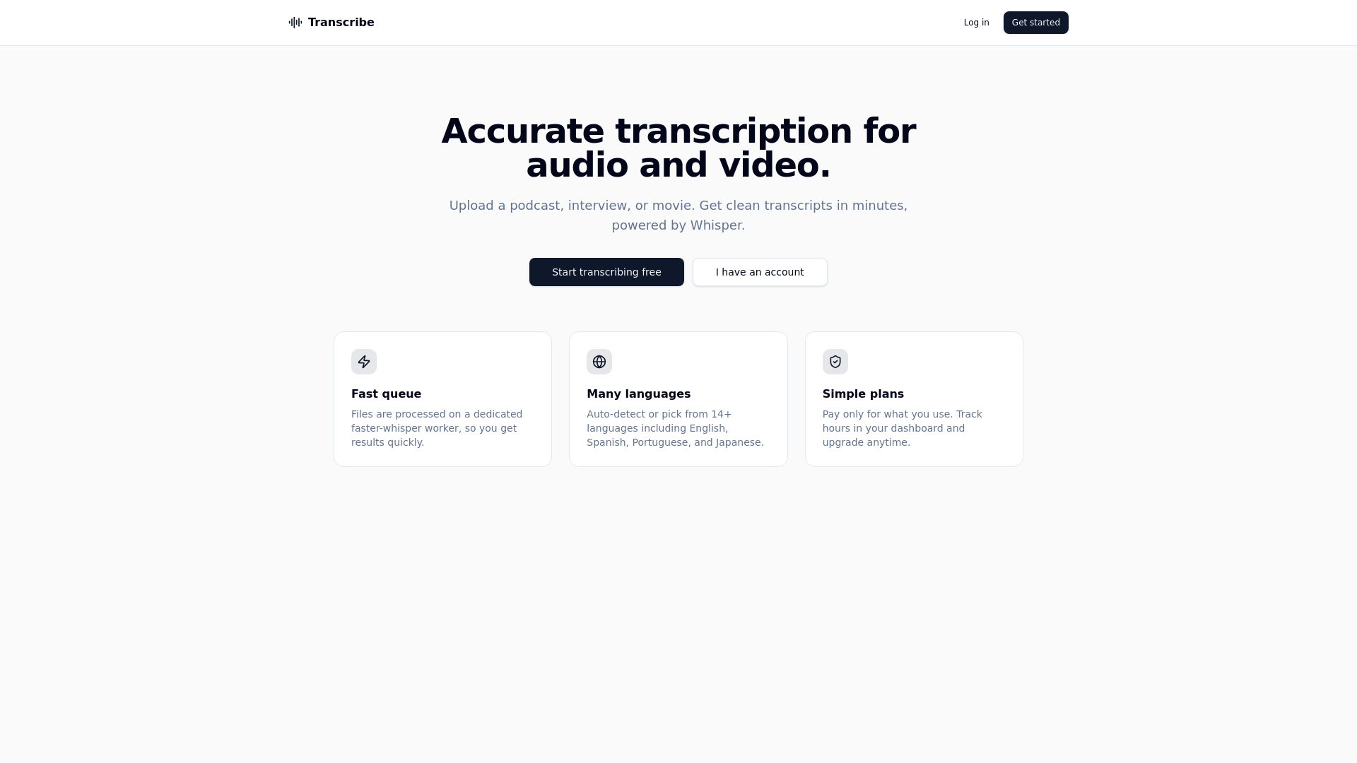 Subcult - IA transcription Tool  gallery image