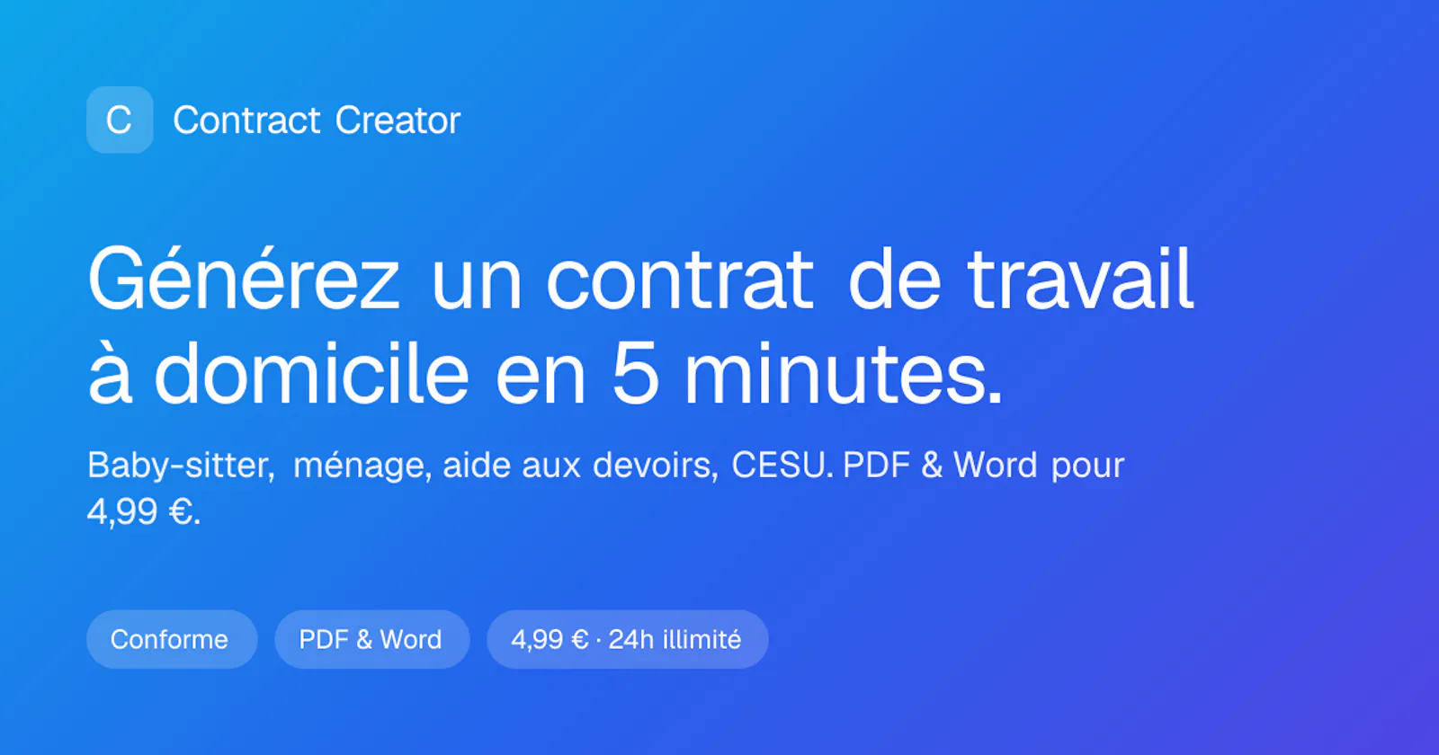 Contract Creator screenshot 1